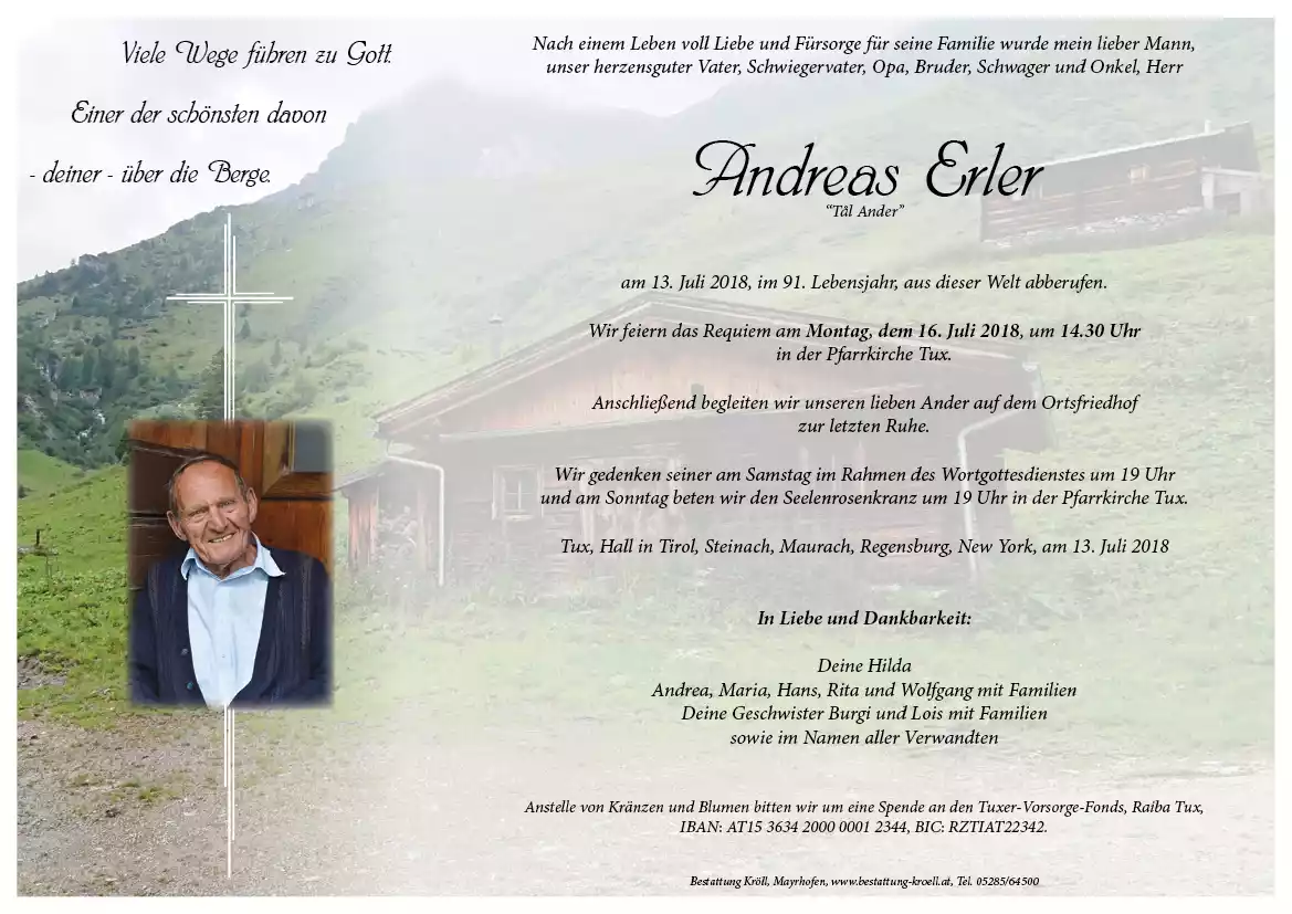 Parte von Andreas Erler